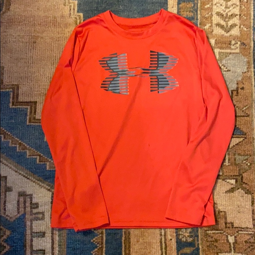 💙 Under Armour Red long sleeved shirt YSM